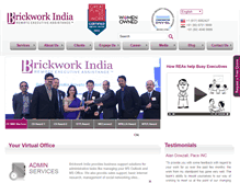 Tablet Screenshot of brickworkindia.com